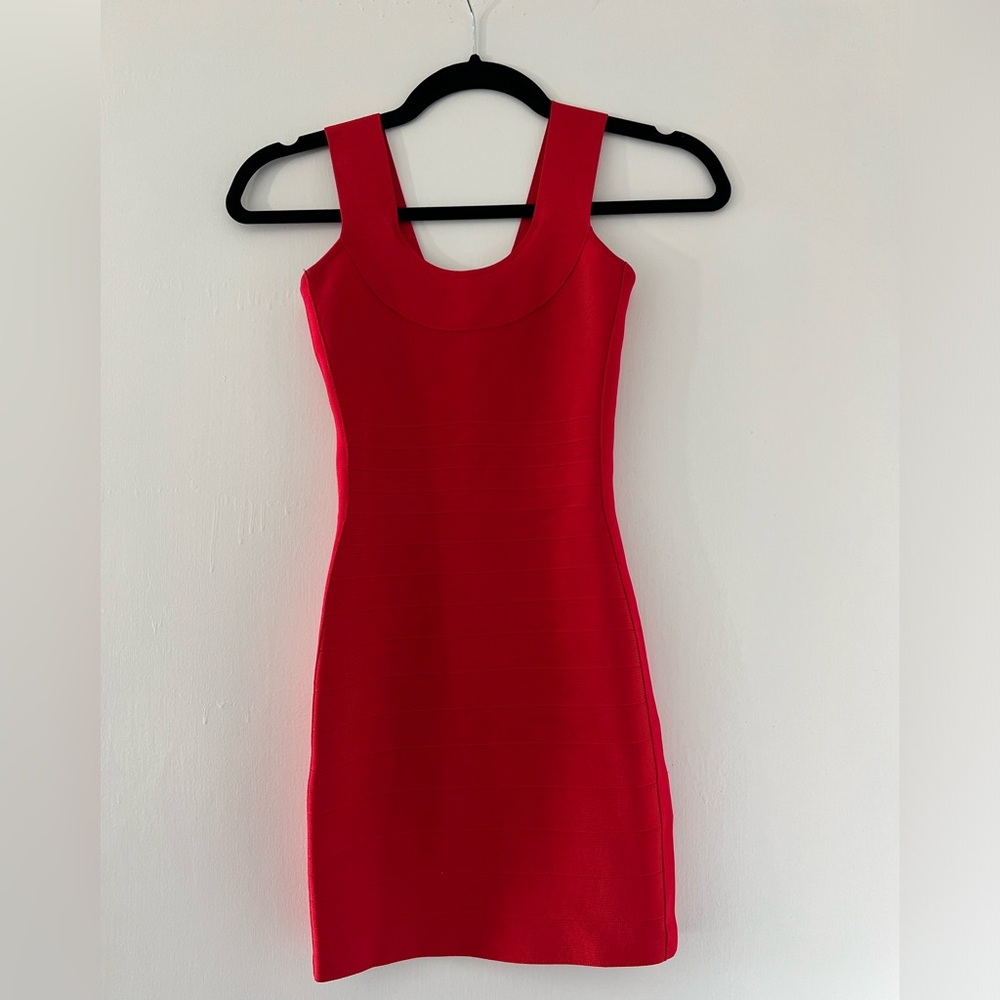 Red Marciano Bandage Dress Size XXS